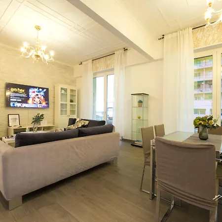 Beach, 4br, Family Lux, Ac, Wifi By Tilo 热那亚
