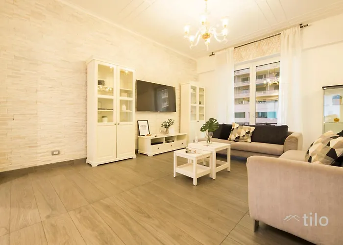 Beach, 4br, Family Lux, Ac, Wifi By Tilo Апартаменты Генуя